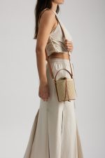 Rib Bucket Bag - Beige - Image 3