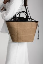 Waffle Basket Maxi Bag - Sand - Image 5