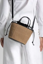 Waffle Basket Mini Bag - Sand - Image 3