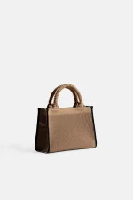 Mesh Tote Mini Bag - Sand