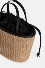 Waffle Basket Maxi Bag - Sand - Image 2