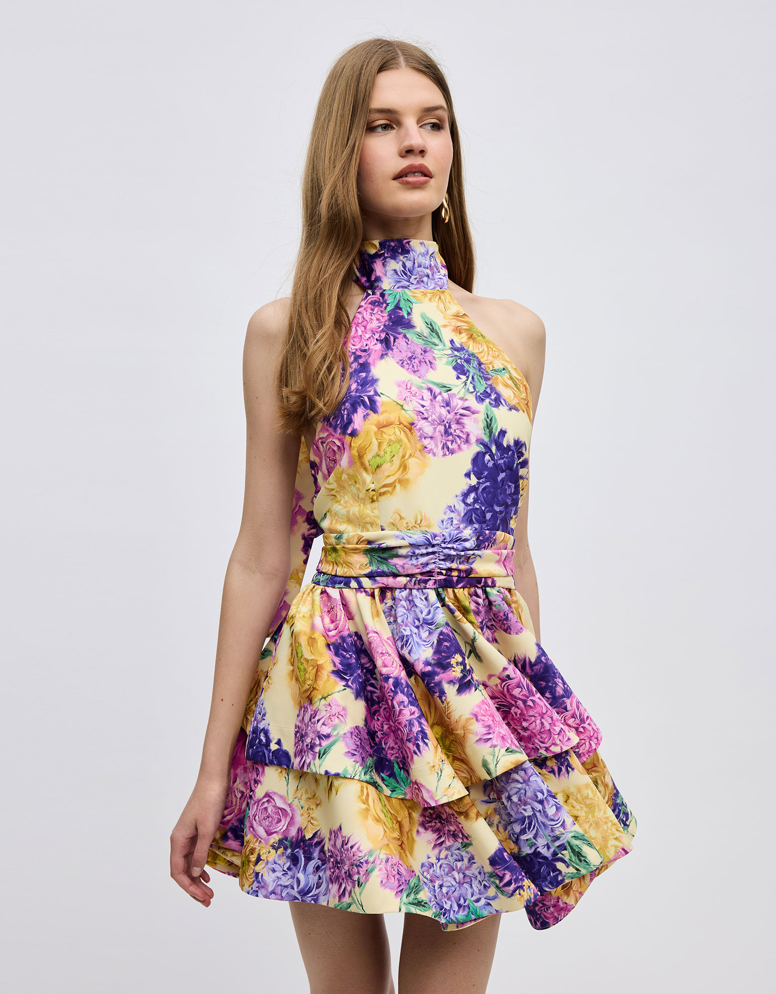 CIEL-ss2621538 Camille Mini Halterneck Dress - Image 1