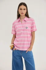 Dolly T-shirt - Pink Stripes