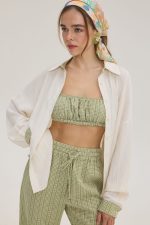 Karmin Crop Τοπ - Mint - Image 2