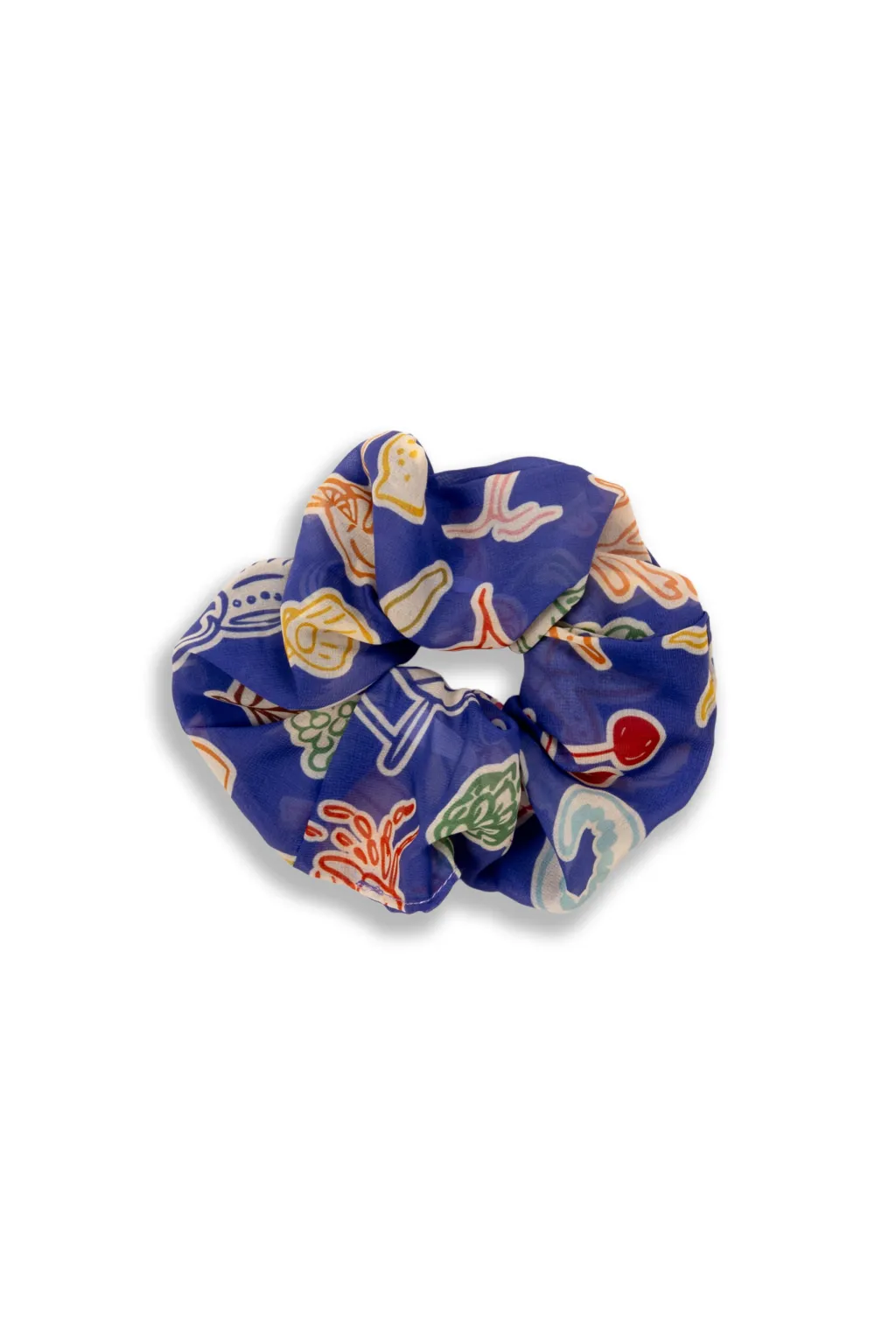 LOBSTERA-BEIGE-SCRUNCHIE-1-scaled (1) Vacaylicious Blue Scrunchie - Image 1