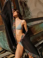 Lounge Soleil Dark Blue Pareo - Image 3