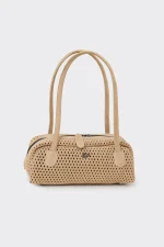 Net Planet Silhouette Bag S - Μπεζ