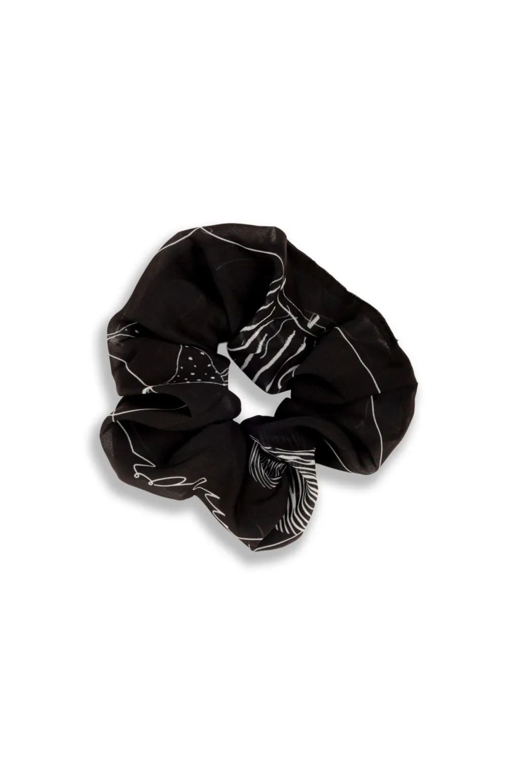 SUMMERLINES-BLACK-SCRUNCHIE-scaled Summerlines Black Scrunchie - Image 1