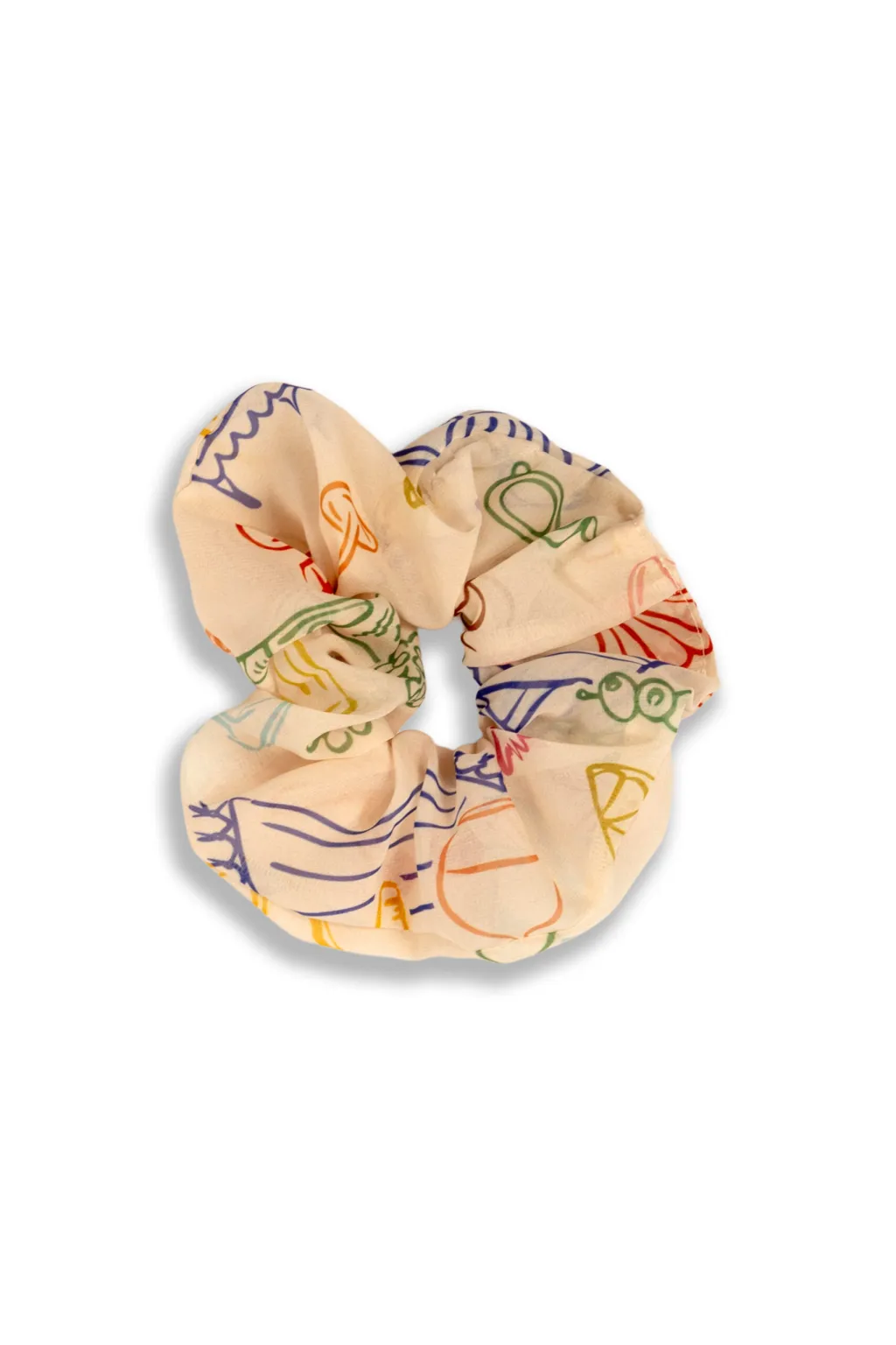 VACAYLICIOUS-WHITE-SCRUNCHIE-scaled Vacaylicious White Scrunchie - Image 1