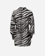 Zebra Print Slim-Fit Shirt - Image 2