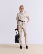 Beige Tailored Pants - Image 4