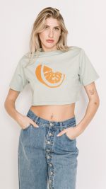 Catalina Crop T-shirt - Pistachio Fresh