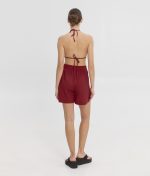 Cleo Shorts - Wine - Image 2