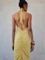 Vittoria Φόρεμα - Warm Ochre - Image 4