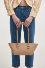 NR Gardenia Leather Bag - Beige