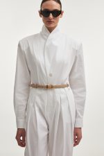 NR Rocky Leather Belt - Beige - Image 2