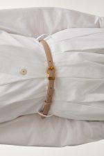 NR Rocky Leather Belt - Beige - Image 3