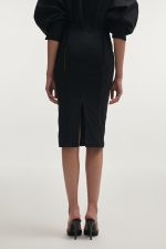 NR Dama Midi Skirt - Black - Image 2