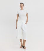 Phoibe Bermuda - Off White