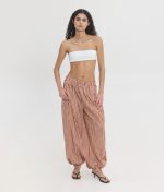 Suzanne Printed Pants - Plaid - Image 3
