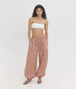 Suzanne Printed Pants - Plaid