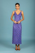 Lorena Slim Φόρεμα - Grape - Image 5