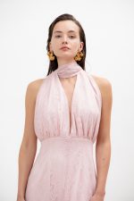 Brandi Midi Dress - Baby Pink - Image 3