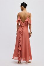 Agapi Dress Salmon - Image 3