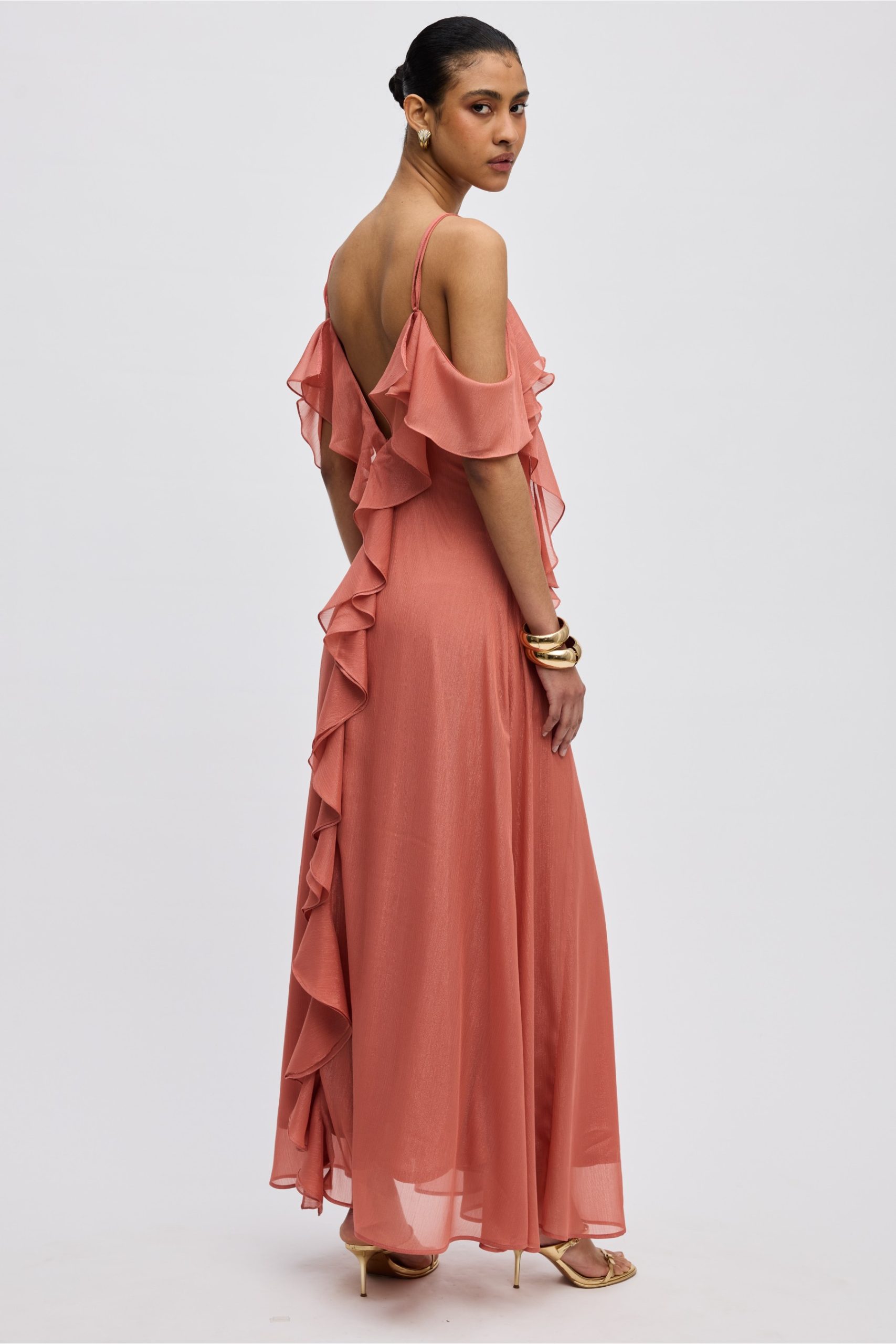 CIEL ss2624833-1800x2700 Agapi Dress Salmon - Image 1