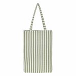 Mint Striped Tote Bag - Image 2