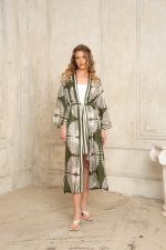 Flesh Olive Kimono