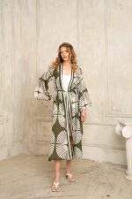 Flesh Olive Kimono - Image 3