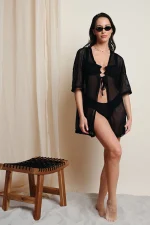 Sunset Cover Up Σετ - Μαύρο - Image 4