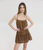 Althea Dress - Brown