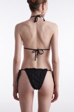 NR Black Pearl Triangle Bikini - Black - Image 2