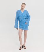 Solene Printed Dress - Stripes