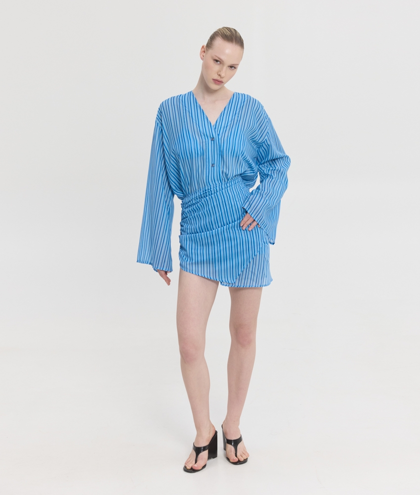 solene-printed-dress (1) Solene Printed Dress - Stripes - Image 1