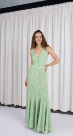 Calista Button Dress