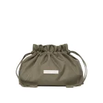 Handwoven Neoprene Medium Tote Τσάντα - Khaki - Image 3