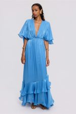 Ocean Blue Long Dress - Image 4