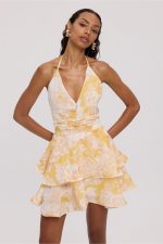 Solene Linen Mini Dress