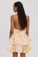 Solene Linen Mini Dress - Image 2