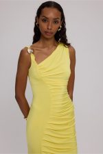 Amalia Yellow Dress - Image 4