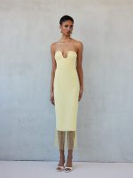 Valentina Φόρεμα - Butter Yellow
