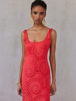Emelina Φόρεμα - Coral - Image 3