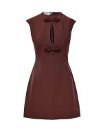 Monica Mini Φόρεμα - Cinnamon Brown