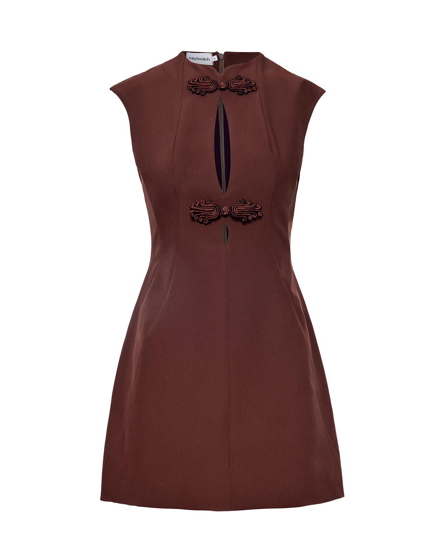2026_06_29-Mix-n-Match-Product232 Monica Mini Φόρεμα - Cinnamon Brown - Image 1
