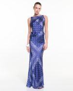 Midnight  Bandana Maxi Dress - Image 5