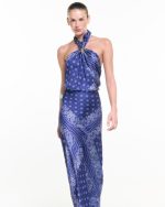 Midnight  Bandana Maxi Dress - Image 6