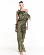 Olive Bandana Maxi Dress